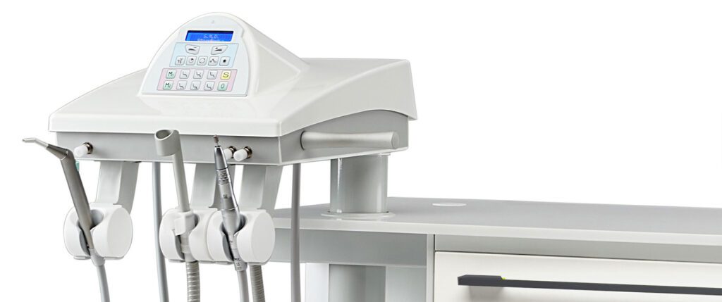 Unit podologiczny Polar - panel sterujący i narzędzia