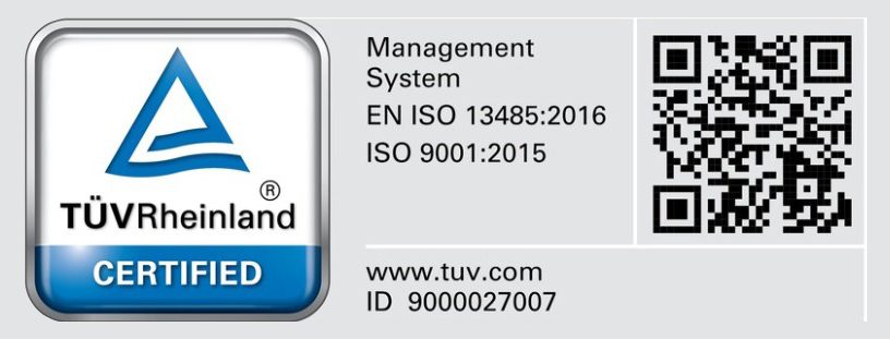 TUVRheinland - Certified - certyfikat